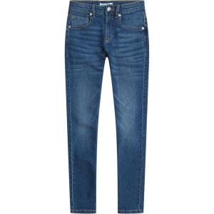 imageCalvin Klein Boys Skinny Fit Stretch Denim Jeans 5Pocket Style Zipper Fly ampamp Button ClosureClassic Austin Dark Blue