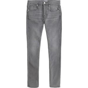 imageCalvin Klein Boys Skinny Fit Stretch Denim Jeans 5Pocket Style Zipper Fly ampamp Button ClosureConcrete