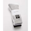 imageCalvin Klein Mens Socks  Cotton Blend Cushioned MidCalf Athletic Crew Sock 4 PairsBlackWhiteGrey