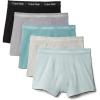imageCalvin Klein Mens Cotton Stretch 5pack TrunkBlack  Convoy  Grey Heather  Slate Turquoise  Shade