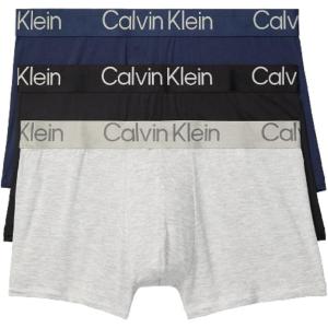 imageCalvin Klein Mens Ultra Soft Modern Modal Trunk1 Black  1 Blue Shadow  1 Grey Heather