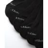 imageCalvin Klein Girls Socks  Cushion No Show Ankle Socks 6 PairsBlack