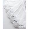 imageCalvin Klein Girls Socks  Cushion No Show Ankle Socks 6 PairsWhite