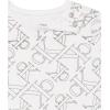 imageCalvin Klein babyboys 2 Pieces Shortall SetSilver Heather Grey