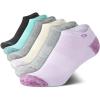 imageCalvin Klein Girls Socks  Cushion No Show Ankle Socks 6 PairsLavender