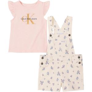 imageCalvin Klein babyboys 2 Pieces Shortall SetPrinted Twill