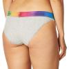 imageCalvin Klein Womens Pride Modern Cotton Bikini PantyGrey Heather Gradient Rainbow