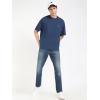 imageCalvin Klein Mens Relaxed Fit Monogram Logo Crewneck TShirtInsignia Blue