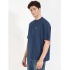 imageCalvin Klein Mens Relaxed Fit Monogram Logo Crewneck TShirtInsignia Blue