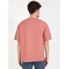 imageCalvin Klein Mens Relaxed Fit Monogram Logo Crewneck TShirtLight Mahogany