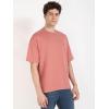 imageCalvin Klein Mens Relaxed Fit Monogram Logo Crewneck TShirtLight Mahogany
