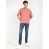 imageCalvin Klein Mens Relaxed Fit Monogram Logo Crewneck TShirtLight Mahogany