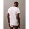 imageCalvin Klein Mens Cotton Classics 3Pack UndershirtsBlack  Grey Heather  White
