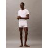 imageCalvin Klein Mens Cotton Classics 3Pack UndershirtsBlack  Grey Heather  White