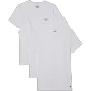 imageCalvin Klein Mens Cotton Classics 3Pack Undershirts3 White