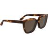 imageCalvin Klein Womens Ck25500s Square SunglassesHavanaBrown