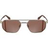 imageCALVIN KLEIN JEANS CKJ25202S Rectangular Sunglasses Light Gold One Size