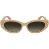imageCalvin Klein Womens Sunglasses CK25502S  Opaline Beige with Gradient Brown Lens