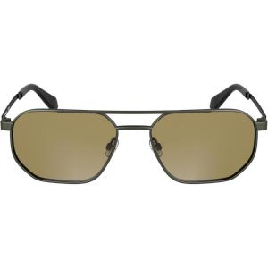 imageCALVIN KLEIN JEANS CKJ25202S Rectangular Sunglasses Matte Dark Gunmetal One Size