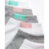 imageCalvin Klein Womens Low Cut Socks 6 Pack Performance Cushion Comfort No Show Socks  Breathable Athletic Socks for Women410WhiteGrey