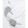 imageCalvin Klein Womens Low Cut Socks 6 Pack Performance Cushion Comfort No Show Socks  Breathable Athletic Socks for Women410WhiteGrey Tip