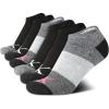 imageCalvin Klein Womens Low Cut Socks 6 Pack Performance Cushion Comfort No Show Socks  Breathable Athletic Socks for Women410GreyBlack Logo
