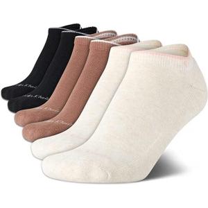 imageCalvin Klein Womens Low Cut Socks 6 Pack Performance Cushion Comfort No Show Socks  Breathable Athletic Socks for Women410Neutral Assorted