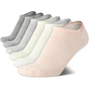 imageCalvin Klein Womens Low Cut Socks 6 Pack Performance Cushion Comfort No Show Socks  Breathable Athletic Socks for Women410Rose Multi