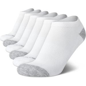 imageCalvin Klein Womens Low Cut Socks 6 Pack Performance Cushion Comfort No Show Socks  Breathable Athletic Socks for Women410WhiteGrey Tip