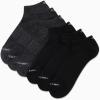 imageCalvin Klein Mens No Show Cushioned Athletic Low Cut Ankle Socks  6 Pack Breathable Sport Socks for MenBlackCharcoal
