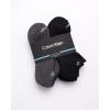 imageCalvin Klein Mens No Show Cushioned Athletic Low Cut Ankle Socks  6 Pack Breathable Sport Socks for MenBlackGrey Solid