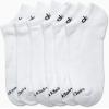 imageCalvin Klein Mens No Show Cushioned Athletic Low Cut Ankle Socks  6 Pack Breathable Sport Socks for MenClassic White