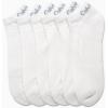 imageCalvin Klein Mens No Show Cushioned Athletic Low Cut Ankle Socks  6 Pack Breathable Sport Socks for MenColor White