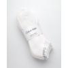 imageCalvin Klein Mens No Show Cushioned Athletic Low Cut Ankle Socks  6 Pack Breathable Sport Socks for MenColor White
