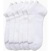 imageCalvin Klein Mens No Show Cushioned Athletic Low Cut Ankle Socks  6 Pack Breathable Sport Socks for MenPure White