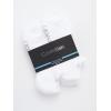 imageCalvin Klein Mens No Show Cushioned Athletic Low Cut Ankle Socks  6 Pack Breathable Sport Socks for MenTrue White