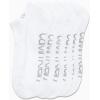 imageCalvin Klein Mens No Show Cushioned Athletic Low Cut Ankle Socks  6 Pack Breathable Sport Socks for MenTrue White