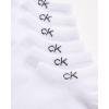 imageCalvin Klein Mens No Show Cushioned Athletic Low Cut Ankle Socks  6 Pack Breathable Sport Socks for MenWhite Logo
