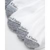 imageCalvin Klein Mens Socks  Athletic Cushioned Quarter Cut Ankle Socks 12 PairsWhiteGrey
