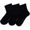 imageCalvin Klein Womens Crew Socks  3 Pack Soft Cotton Blend Roll Cuff MiniMid Crew Dress Socks for Women Shoe Size 410All Black