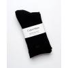 imageCalvin Klein Womens Crew Socks  3 Pack Soft Cotton Blend Roll Cuff MiniMid Crew Dress Socks for Women Shoe Size 410Black