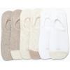 imageCalvin Klein Womens Socks  Lightweight No Show Socks 6 PairsWhiteBrown