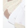 imageCalvin Klein Womens Socks  Lightweight No Show Socks 6 PairsWhiteBrown