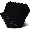 imageCalvin Klein Mens No Show Cushioned Athletic Low Cut Ankle Socks  6 Pack Breathable Sport Socks for MenBlack