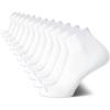 imageCalvin Klein Mens Socks  Athletic Cushioned Quarter Cut Ankle Socks 12 PairsAll White
