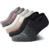 imageCalvin Klein Womens Socks  Comfort Cuff Sneaker Liner 6 PackHeather Grey