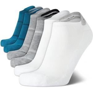 imageCalvin Klein Mens No Show Cushioned Athletic Low Cut Ankle Socks  6 Pack Breathable Sport Socks for MenAssorted Tab