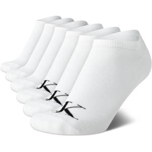 imageCalvin Klein Womens Socks  Lightweight No Show Socks 6 PairsWhite Logo