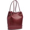imageCalvin Klein Ash Tote Bag  NorthSouth Vegan Leather 2 PocketsDeep Rouge