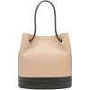 imageCalvin Klein Ash Tote Bag  NorthSouth Vegan Leather 2 PocketsNaturalBlack Canvas